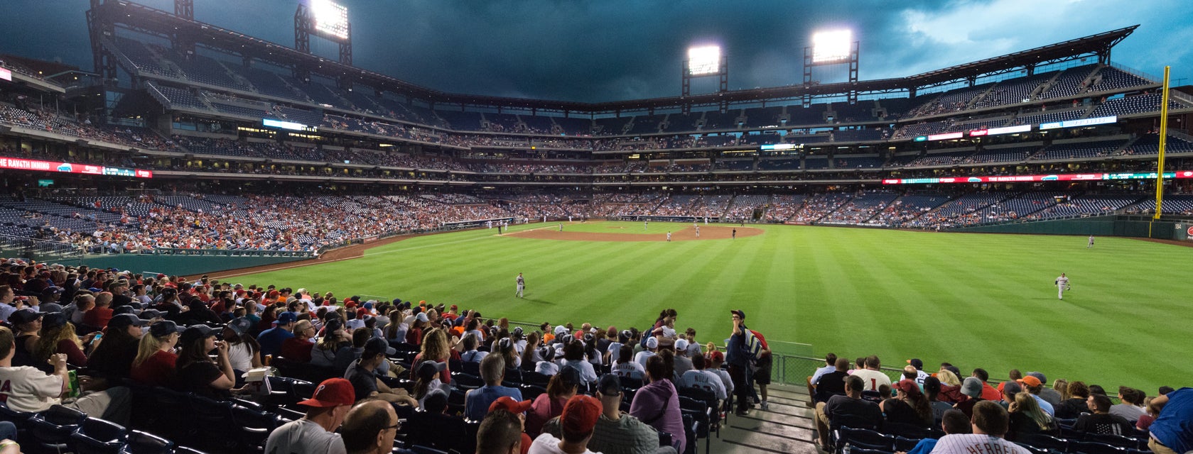 Seat view from Outfield