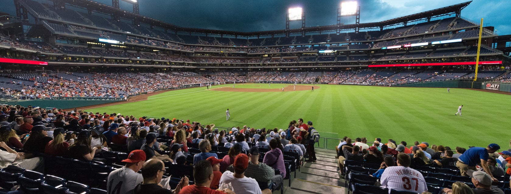 Seat view from Outfield