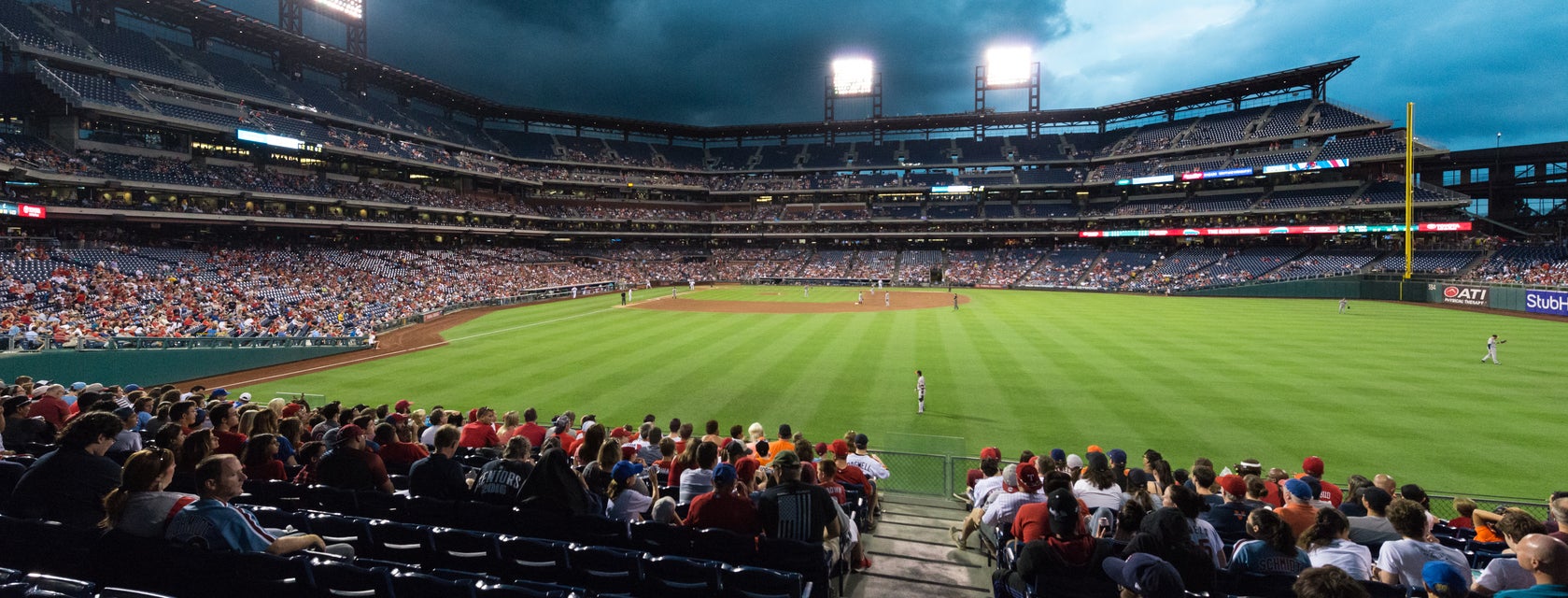 Seat view from Outfield