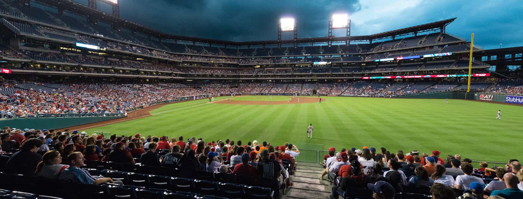 Seat view from Outfield