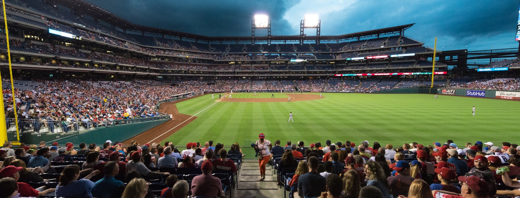 Seat view from Outfield