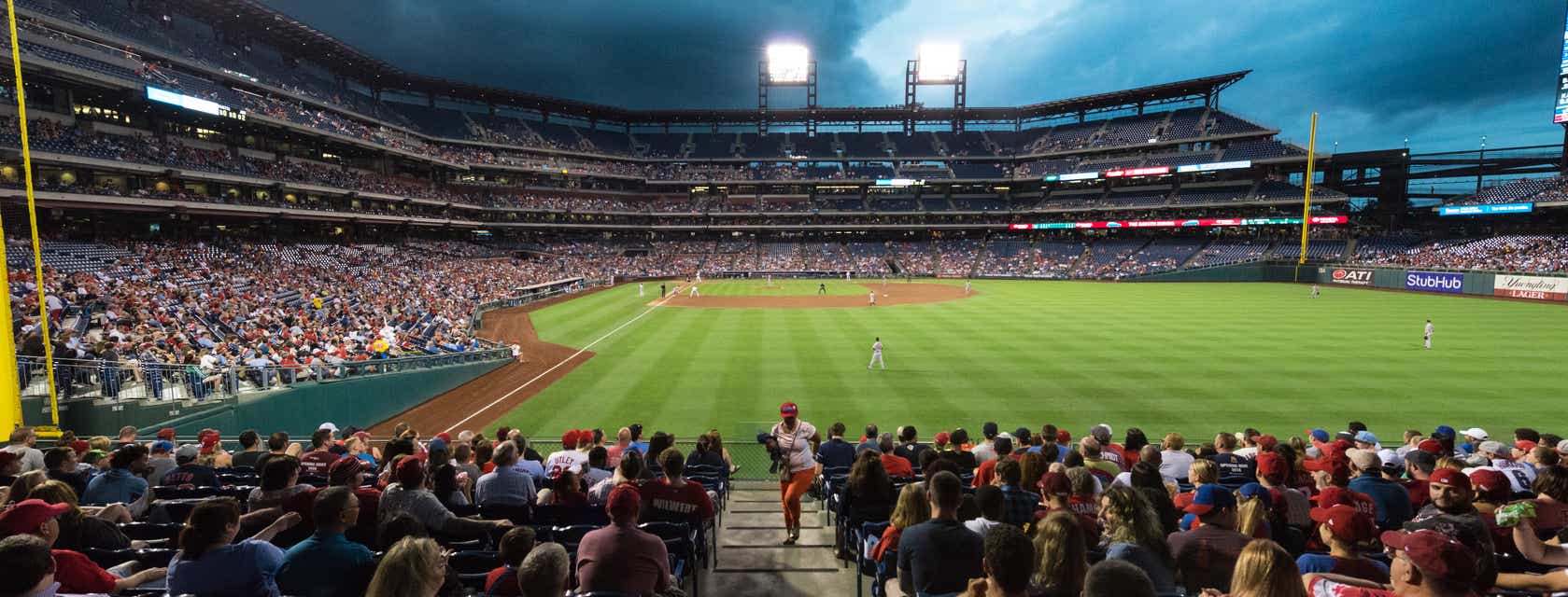 Seat view from Outfield