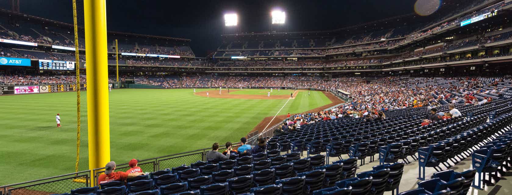 Seat view from Outfield