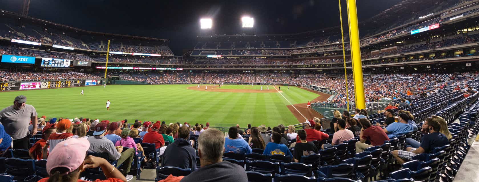 Seat view from Outfield