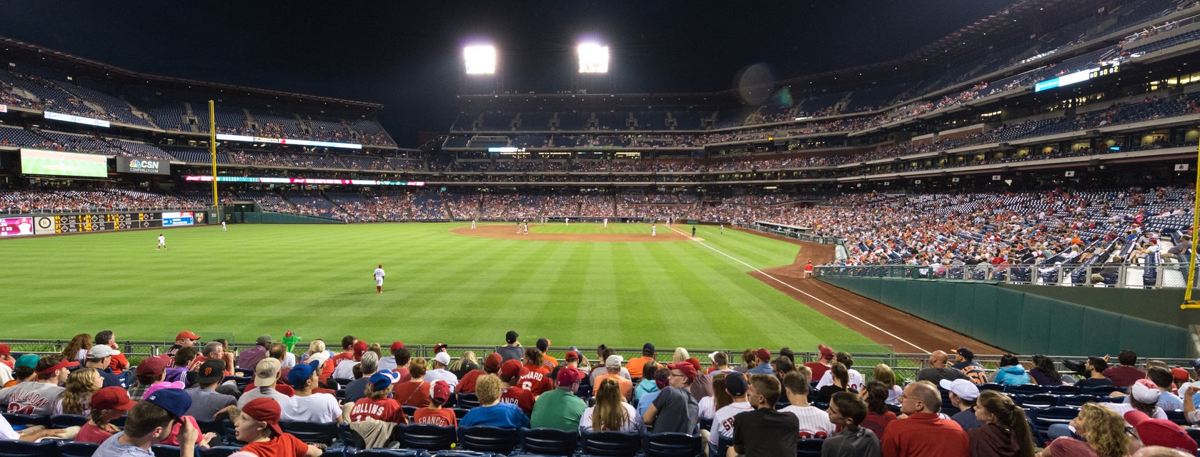 Seat view from Outfield