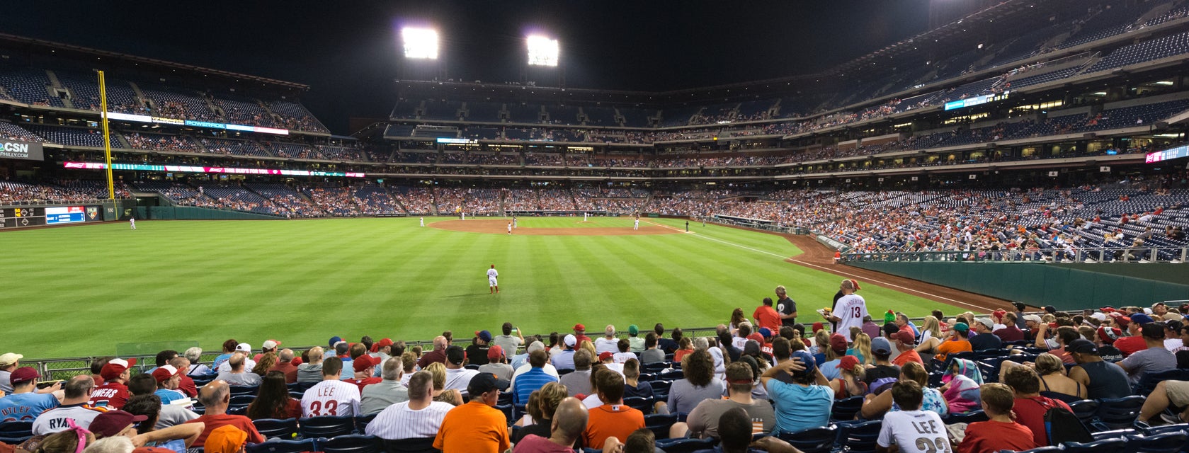 Seat view from Outfield