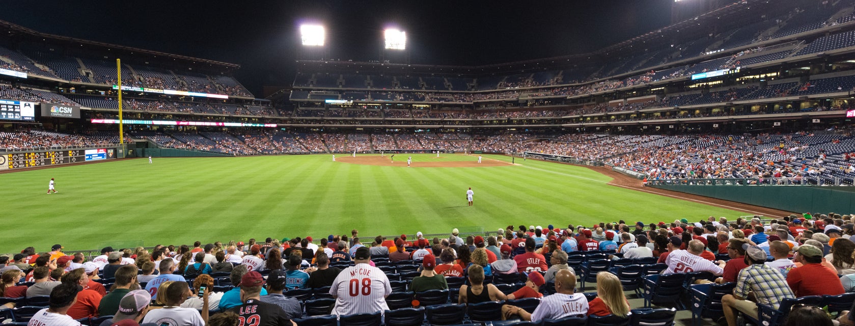 Seat view from Outfield