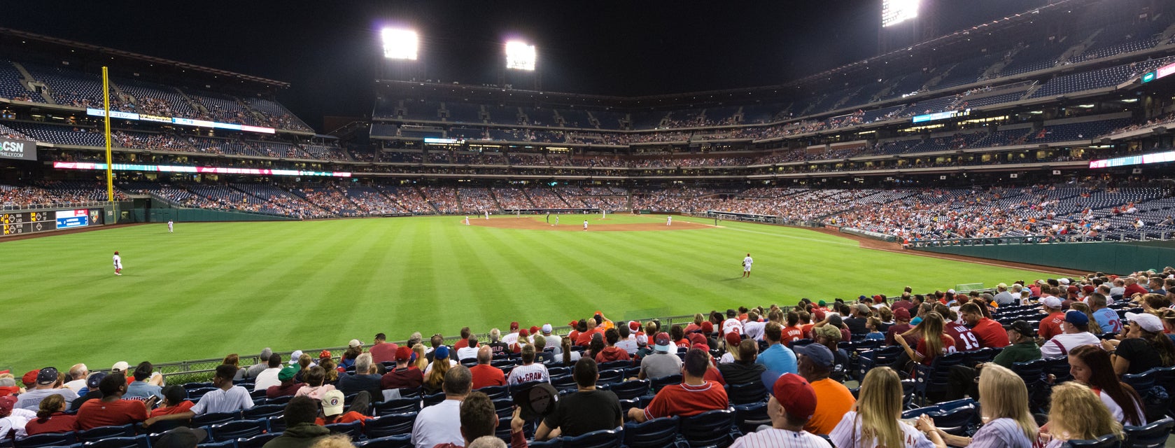 Seat view from Outfield