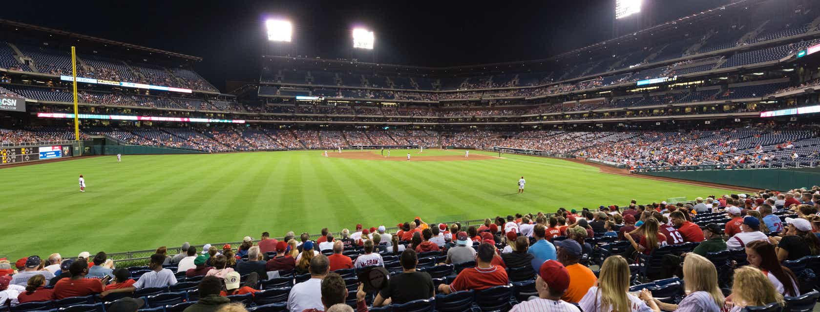 Seat view from Outfield