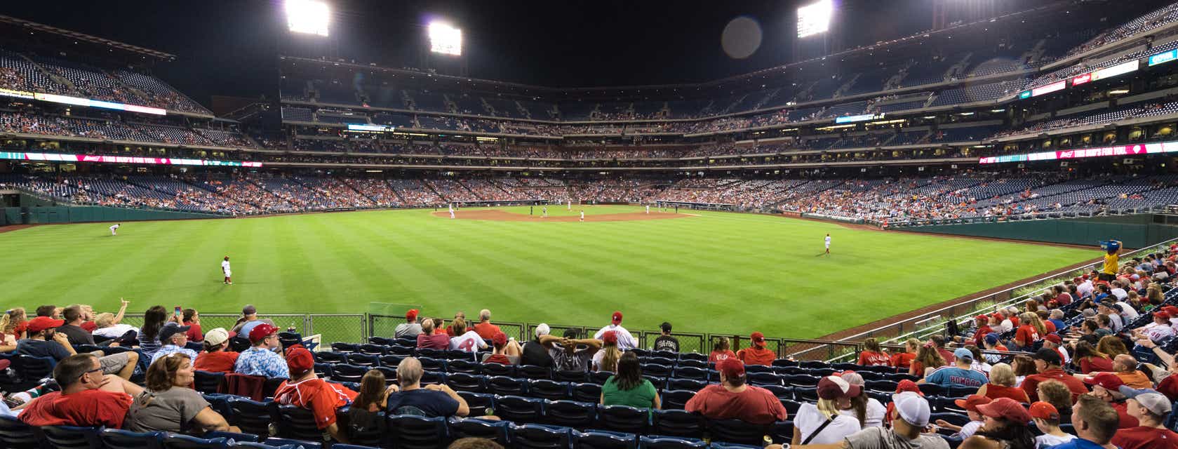 Seat view from Outfield