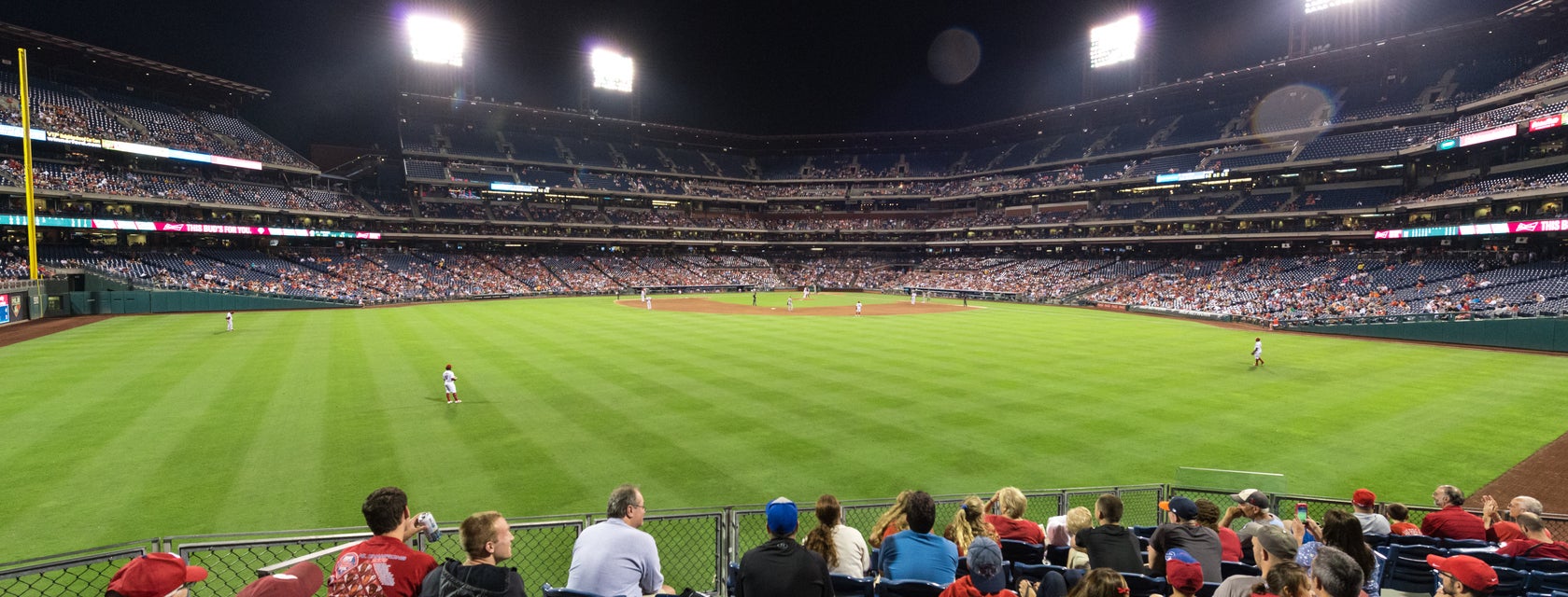 Seat view from Outfield