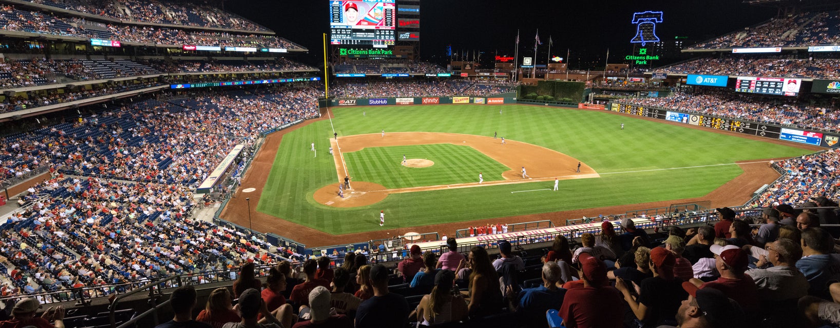 Seat view from Hall of Fame Club