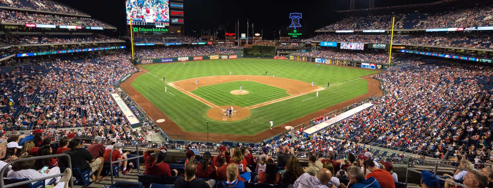 Seat view from Hall of Fame Club