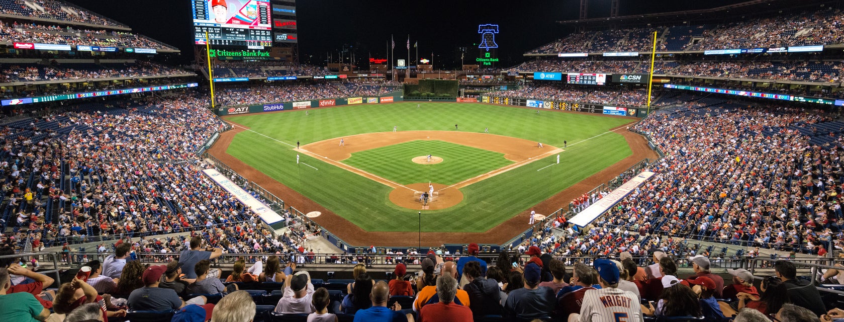 Seat view from Hall of Fame Club