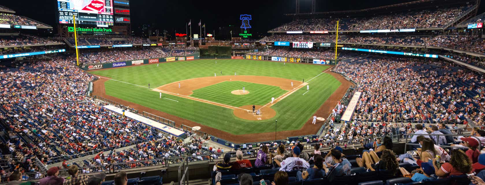 Seat view from Hall of Fame Club