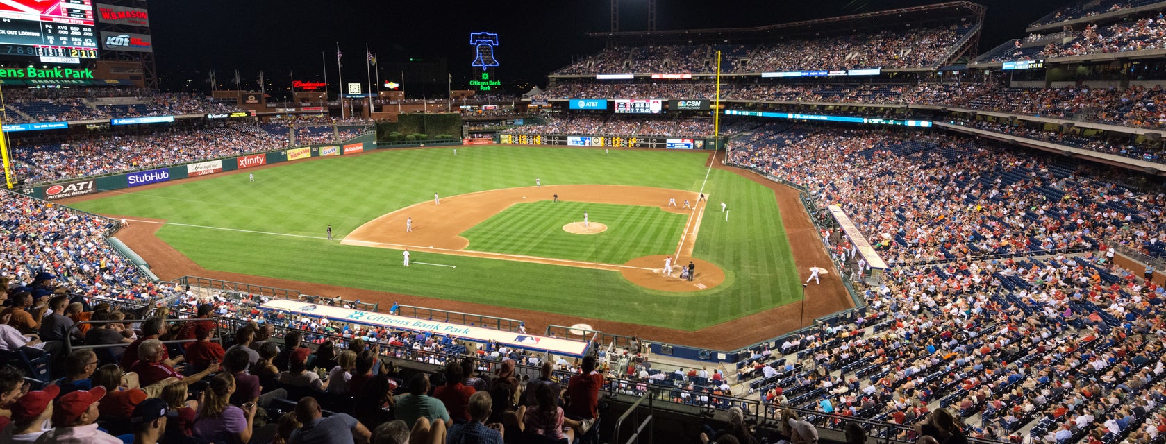 Seat view from Hall of Fame Club