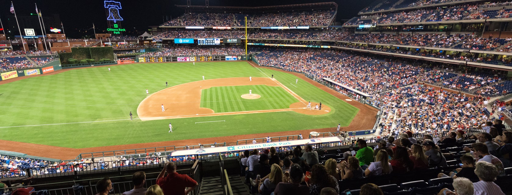 Seat view from Hall of Fame Club