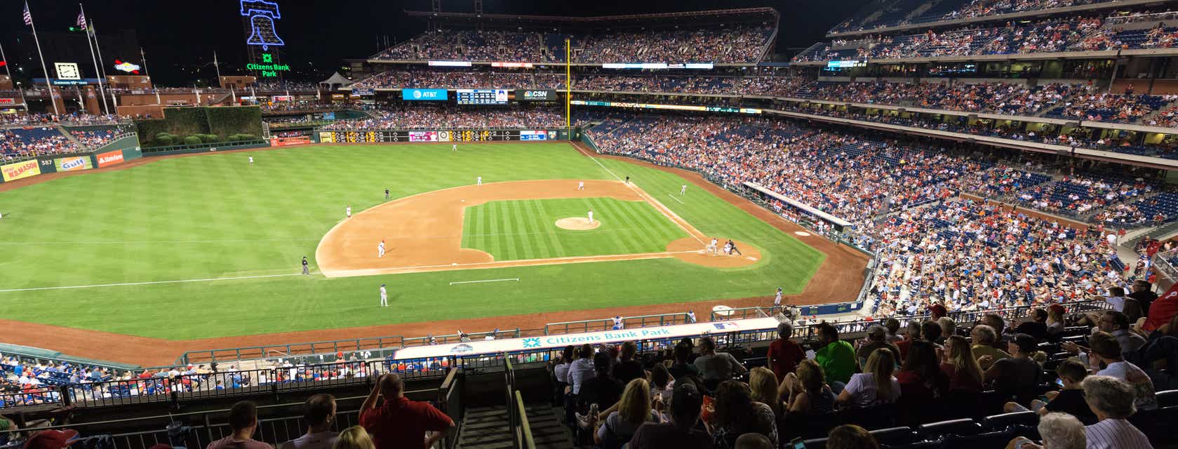 Seat view from Hall of Fame Club