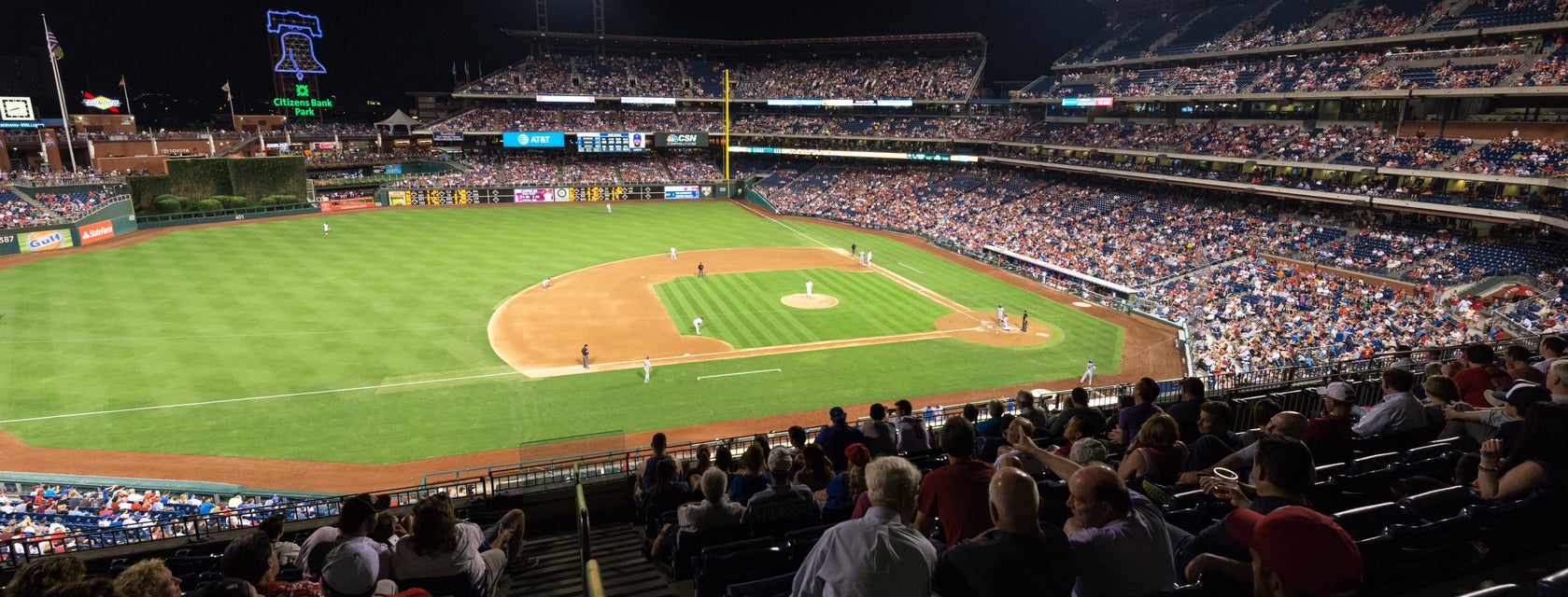 Seat view from Hall of Fame Club