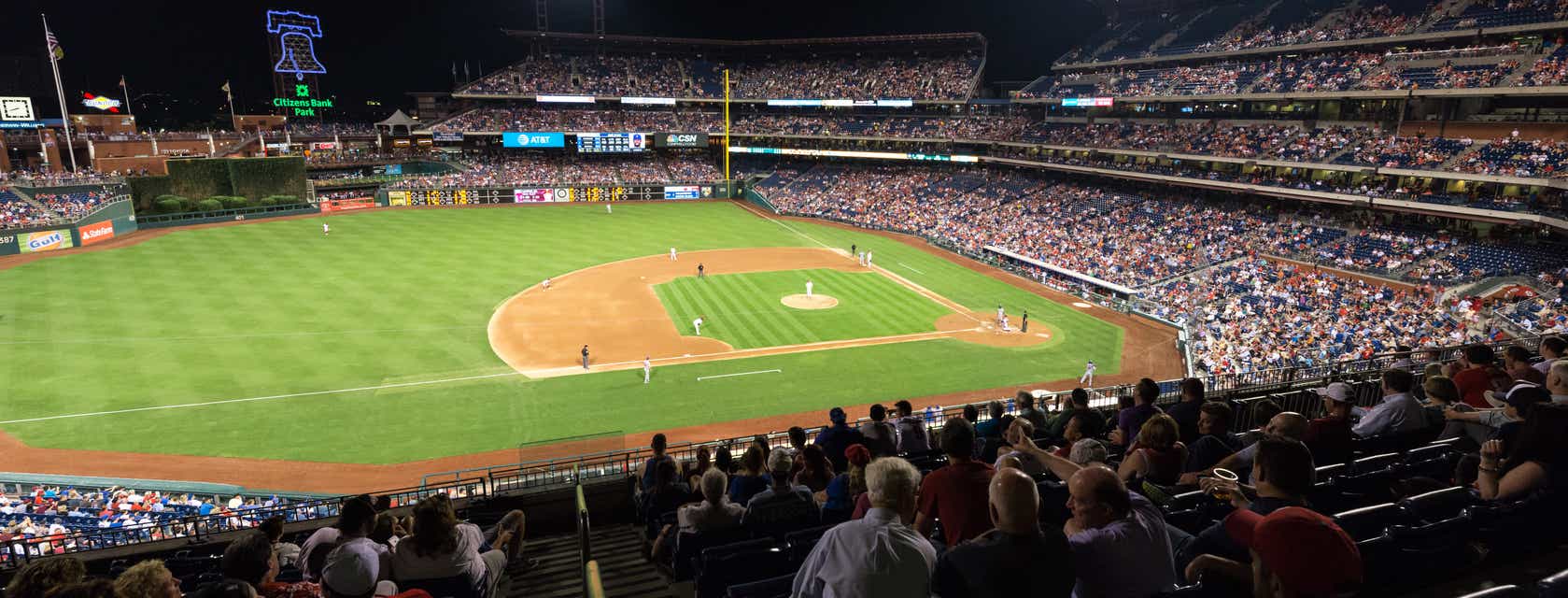 Seat view from Hall of Fame Club