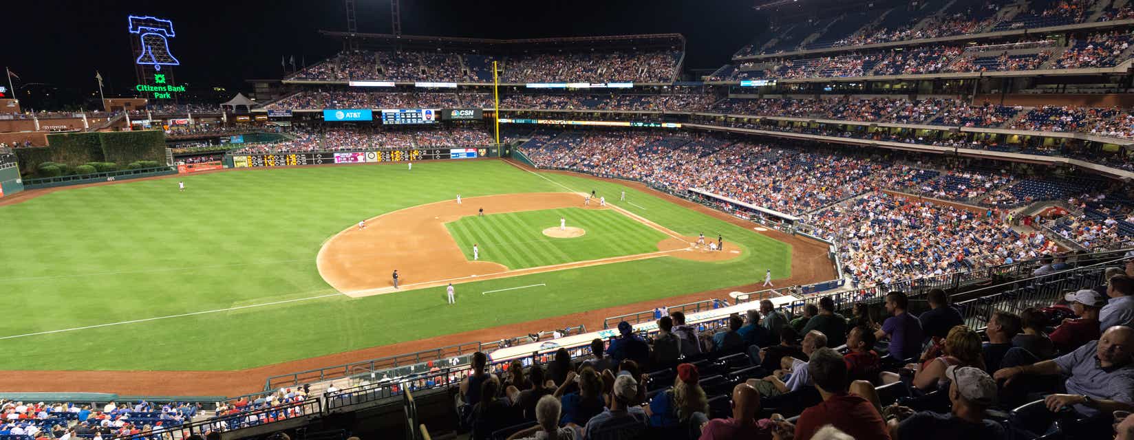 Seat view from Hall of Fame Club