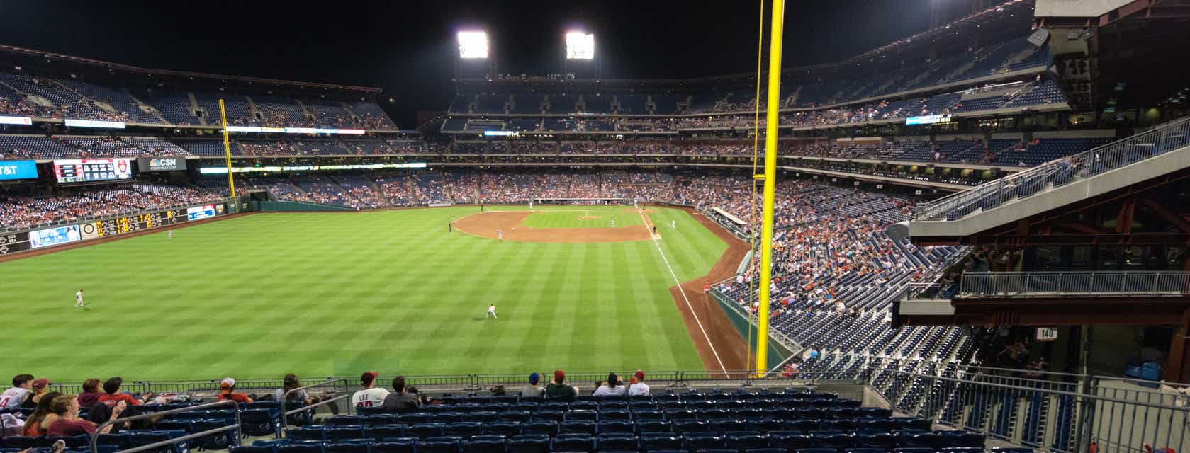 Seat view from Scoreboard Porch