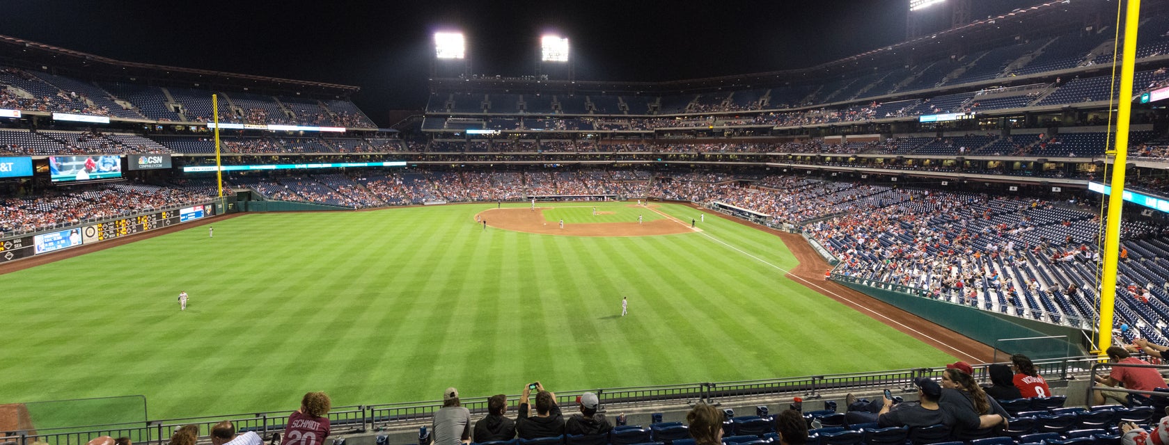Seat view from Scoreboard Porch