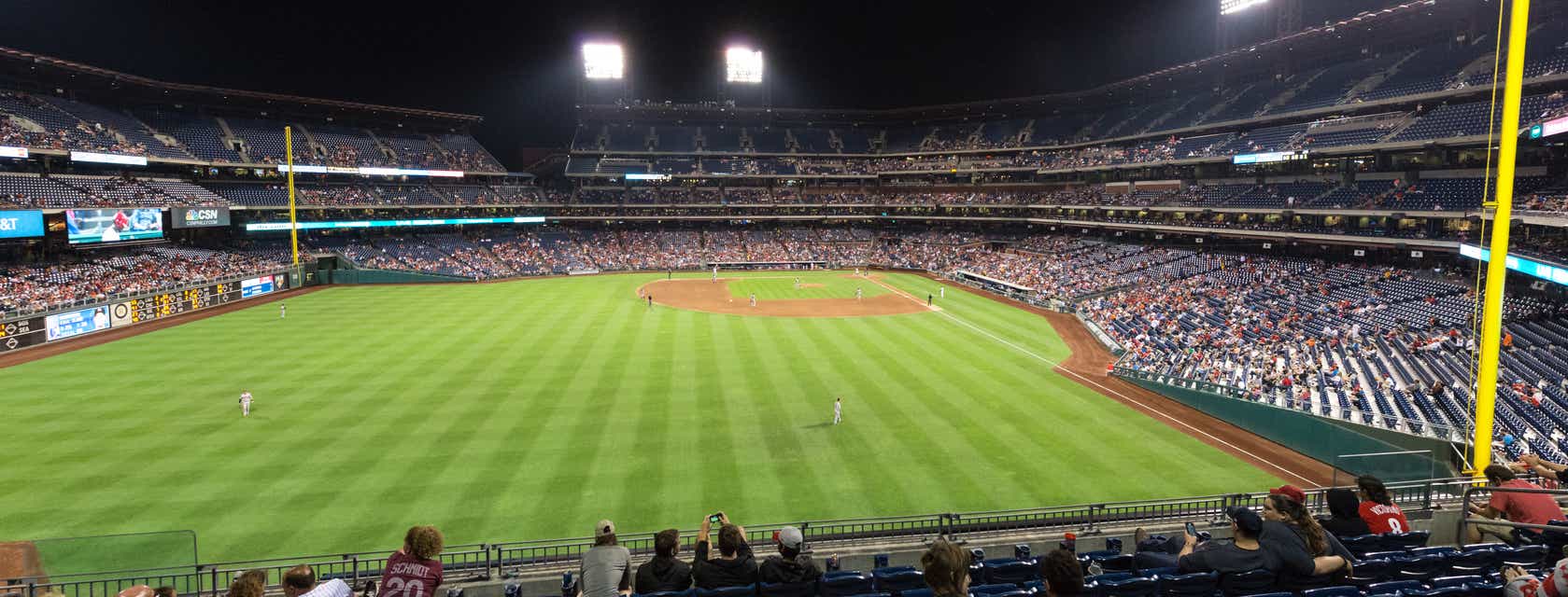 Seat view from Scoreboard Porch