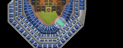Seat view from Infield