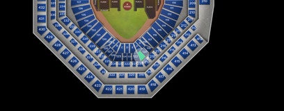 Seat view from Infield