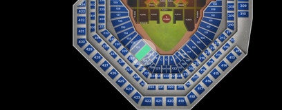 Seat view from Infield