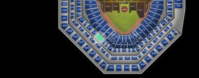 Seat view from Hall of Fame Club