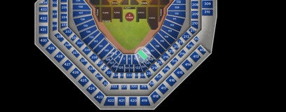 Seat view from Diamond Club