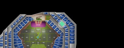 Seat view from Middle