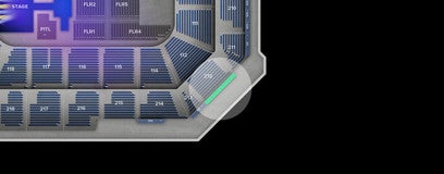 Seat view from 300 Level