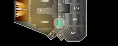 Seat view from 203