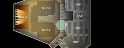 Seat view from 204
