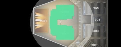 Seat view from FLOOR
