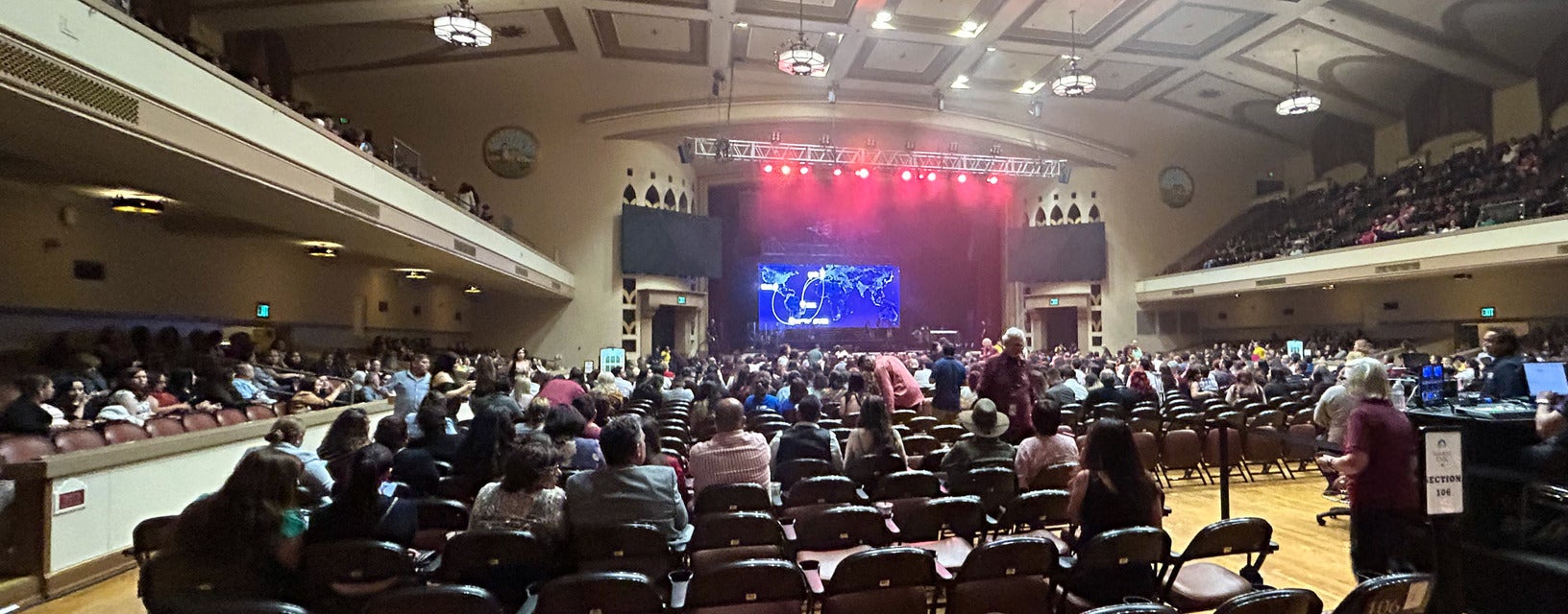 Seat view from Dress Circle