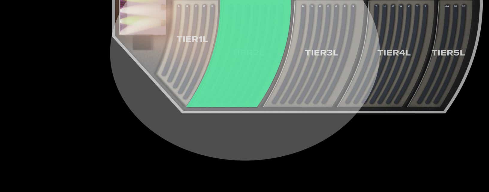 Seat view from Tier