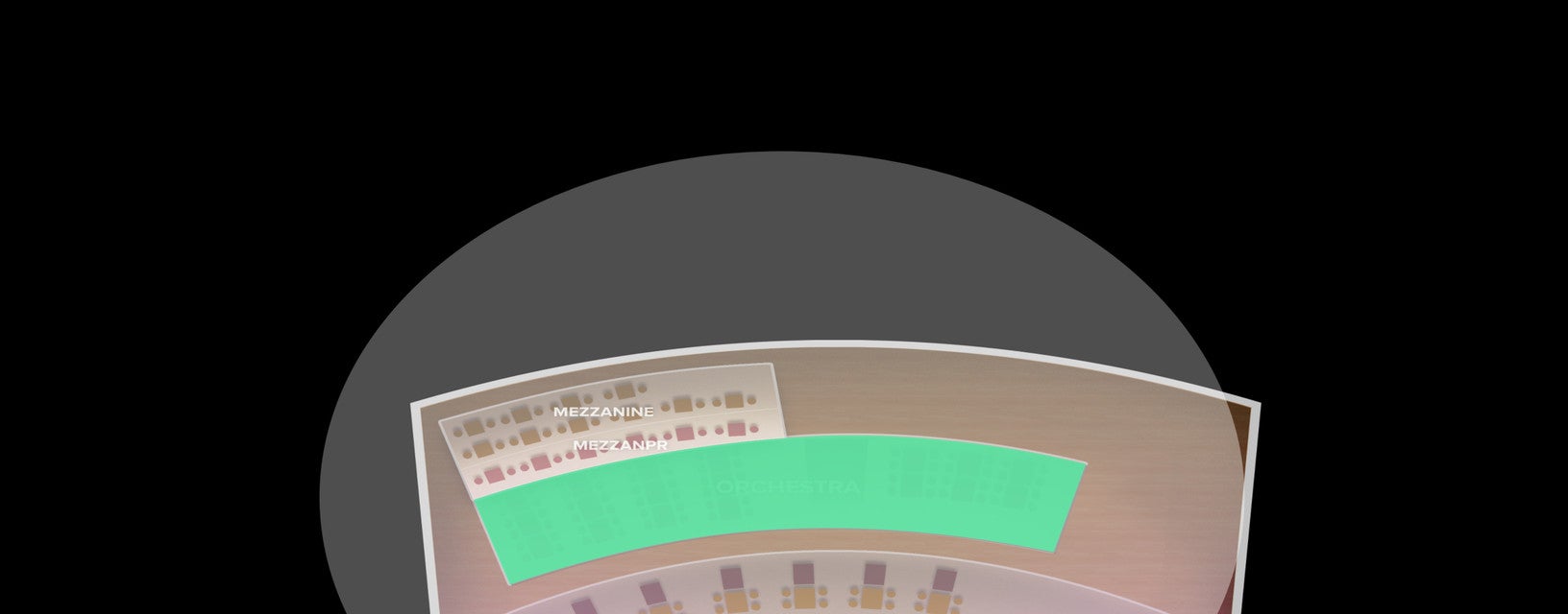 Seat view from Orchestra