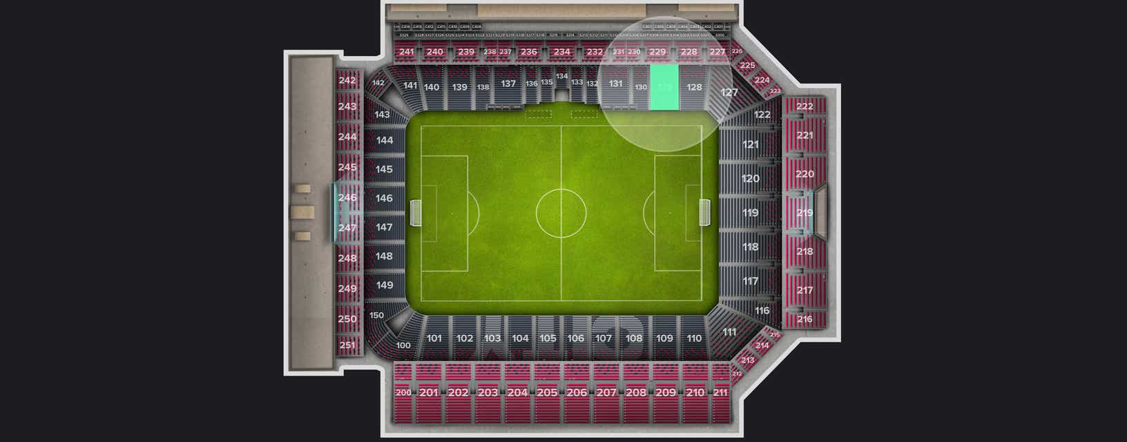 Seat view from Lower Level