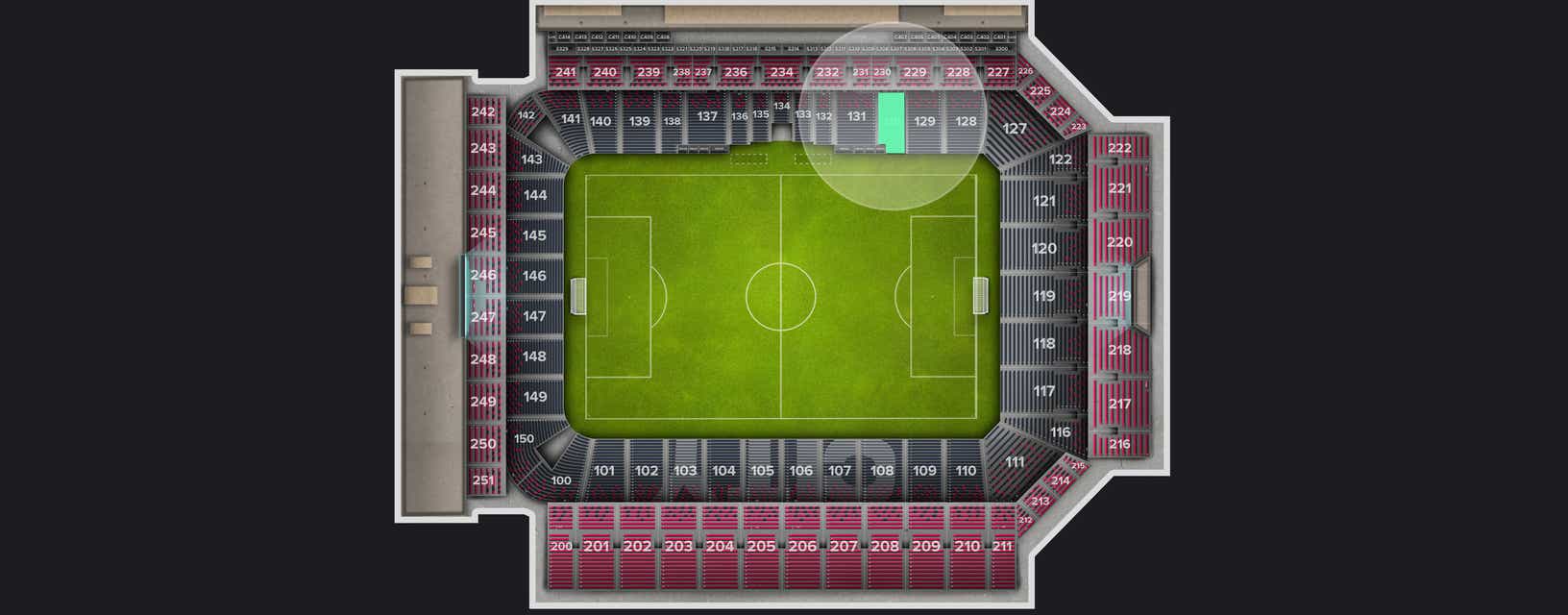Seat view from Lower Level