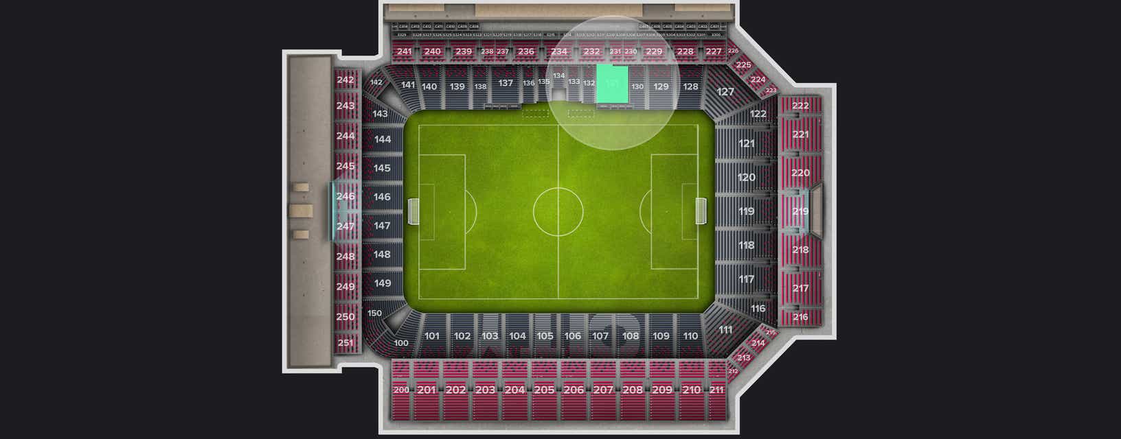 Seat view from Lower Level