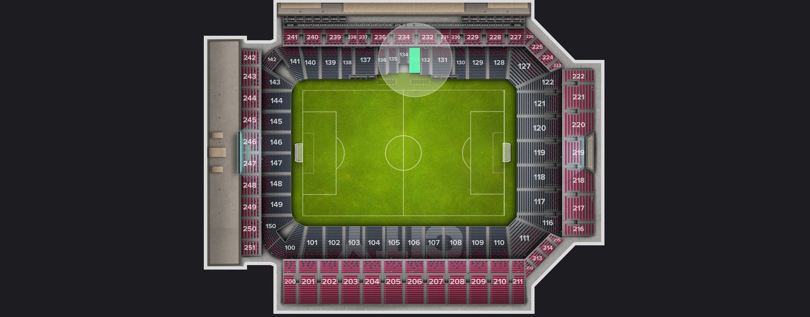 Seat view from Lower Level