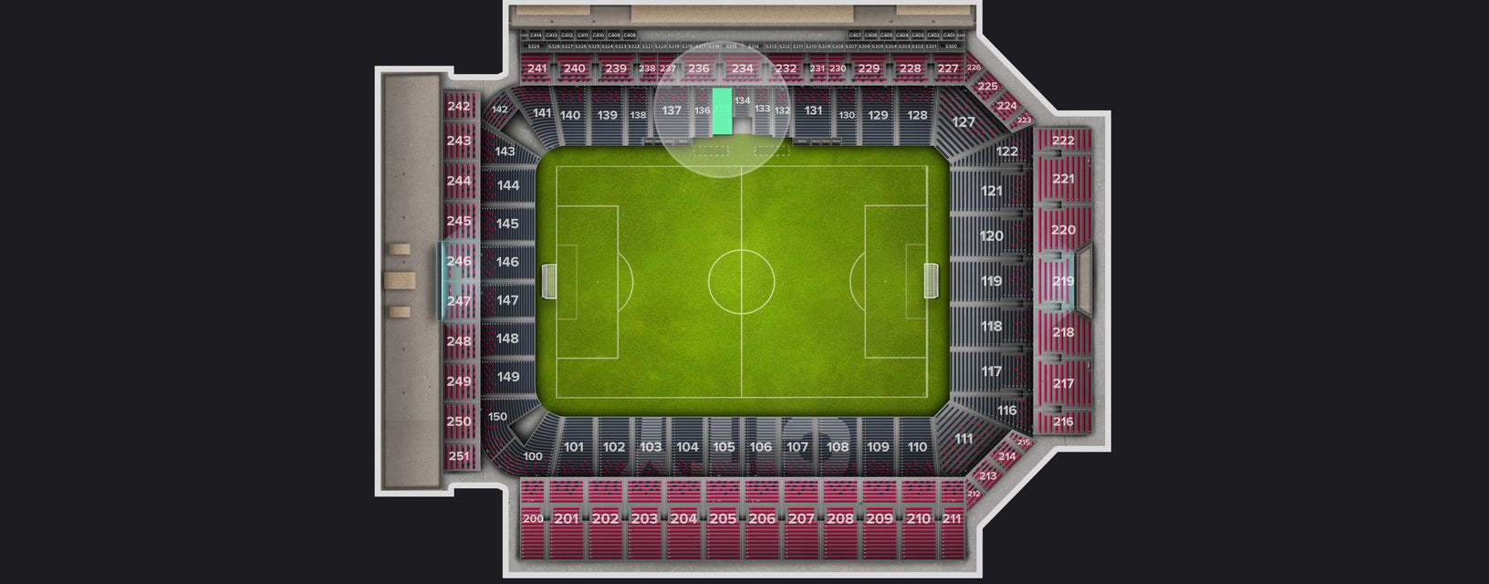 Seat view from Lower Level
