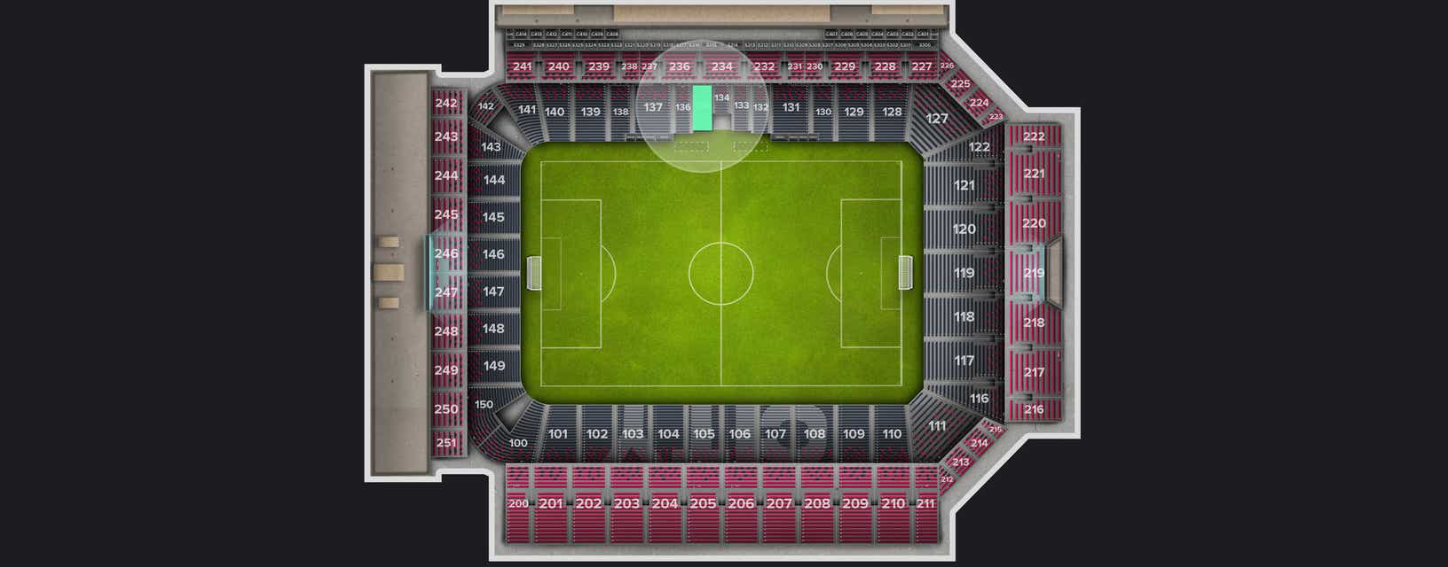 Seat view from Lower Level