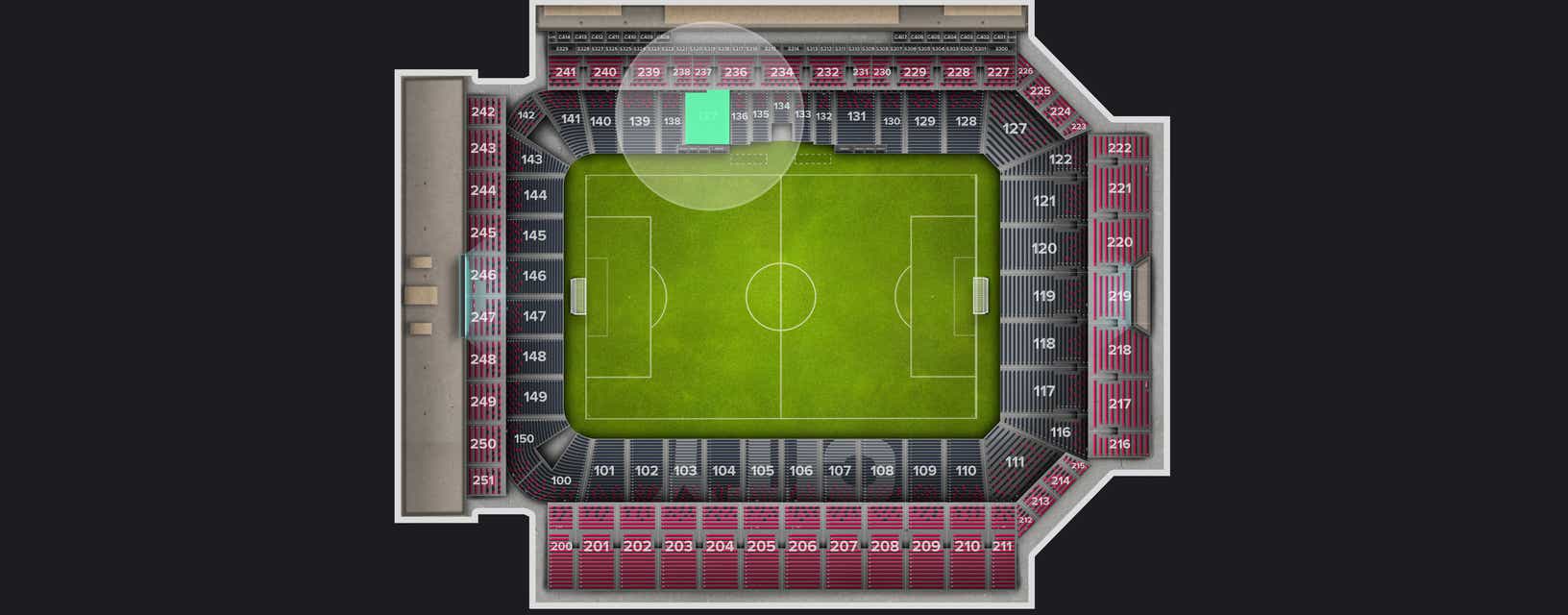 Seat view from Lower Level