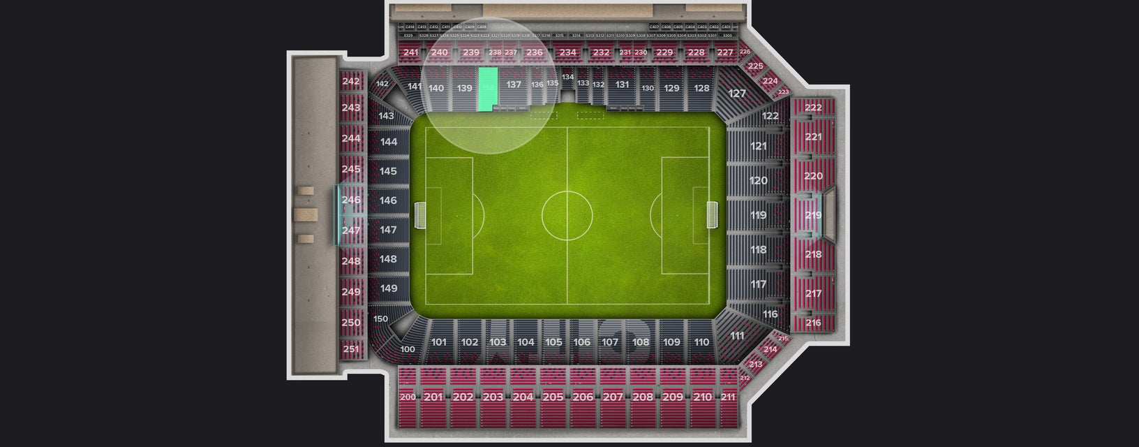 Seat view from Lower Level