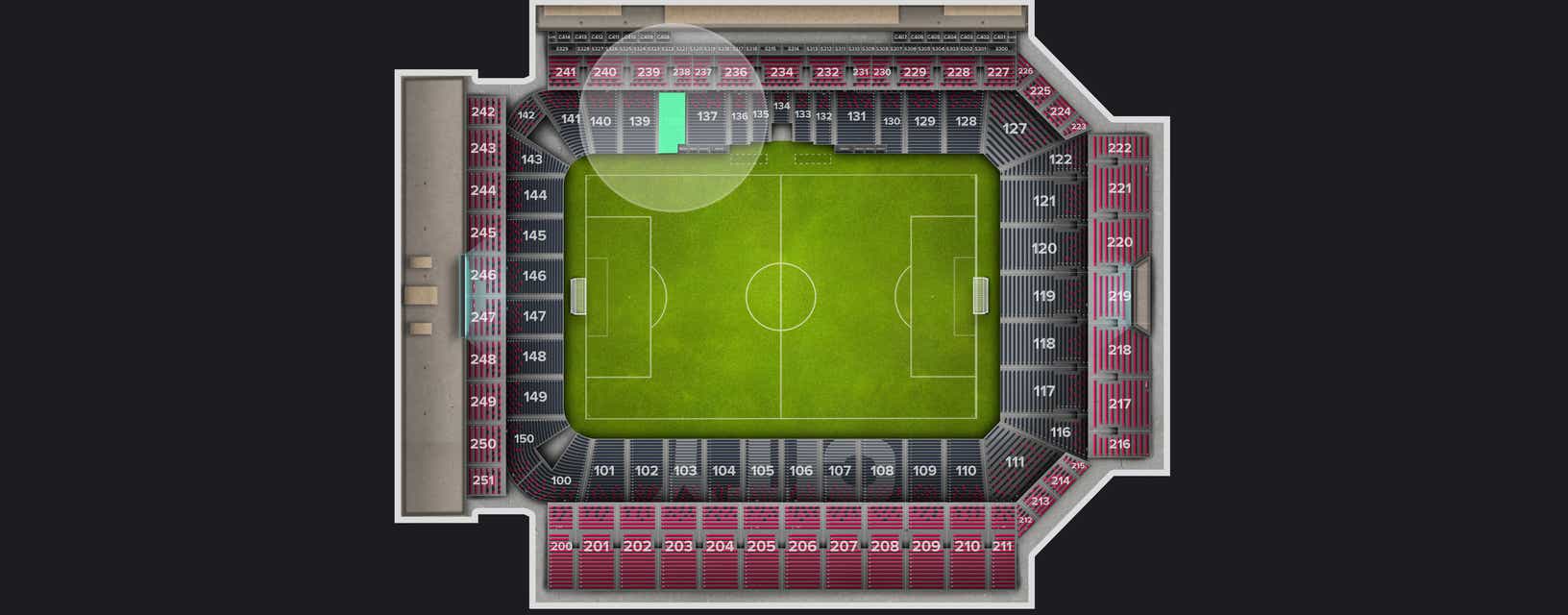 Seat view from Lower Level